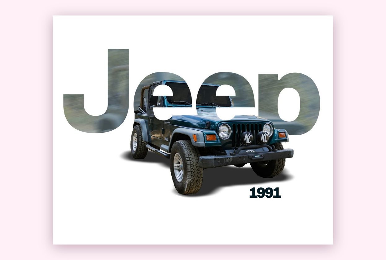 Portada del catálogo Jeep Wrangler 1991